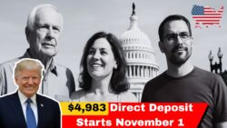 $4,983 Direct Deposit 2025: Payments Start November 1 for Eligible Americans β Check If You Qualify