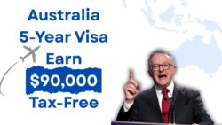 Australia New 4+1 Year Work Visa in November 2025 : Now Workers Earn $90000+ Tax Free