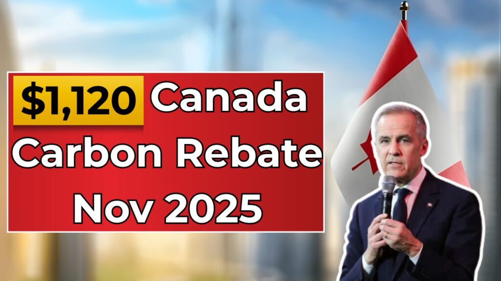 $1,120 Canada Carbon Rebate Nov 2025