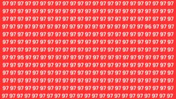Optical Illusion Hunt: Spot the Numbers 95 and 96 Hidden Among 97s