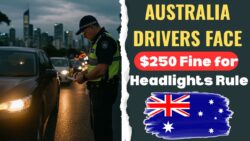 From 10th November 2025, Australian Drivers Must Keep Headlights On – $250 Fine Per Offence