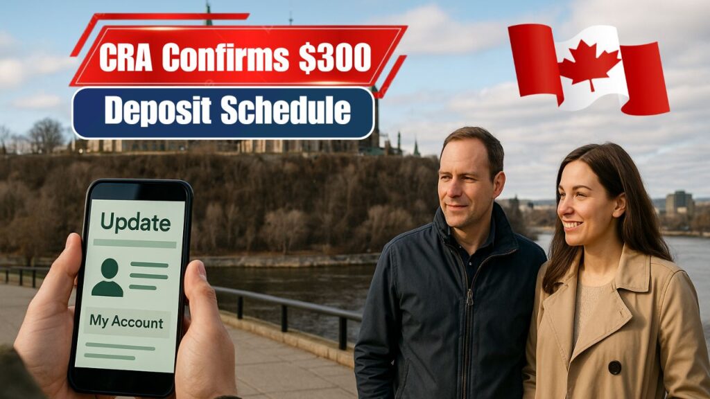 CRA Confirms $300 Deposit Schedule