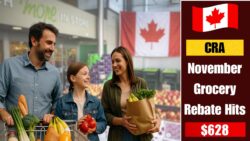 CRA Expands November Grocery Rebate – $628 Benefit for Low-Income and Senior Canadians Announced