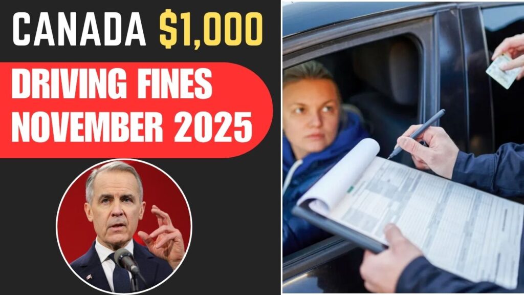 Canada $1,000 Driving Fines