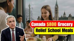 $800 Annual Grocery Relief — Canada Makes Free School Meals Permanent from 16 Nov 2025