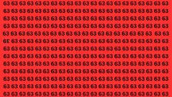 Challenge Your Eyes: Spot the Inverted 39 and 63 in 6 Seconds Flat