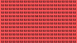 Fast Illusion Challenge: Find 33 and 58 Hidden in a Sea of 53s in Just 5 Seconds!