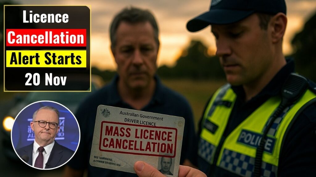 Mass Licence Cancellation from 20 November 2025
