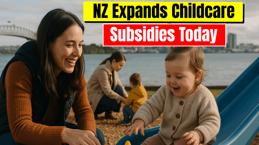 NZ Expands Childcare Subsidies Today