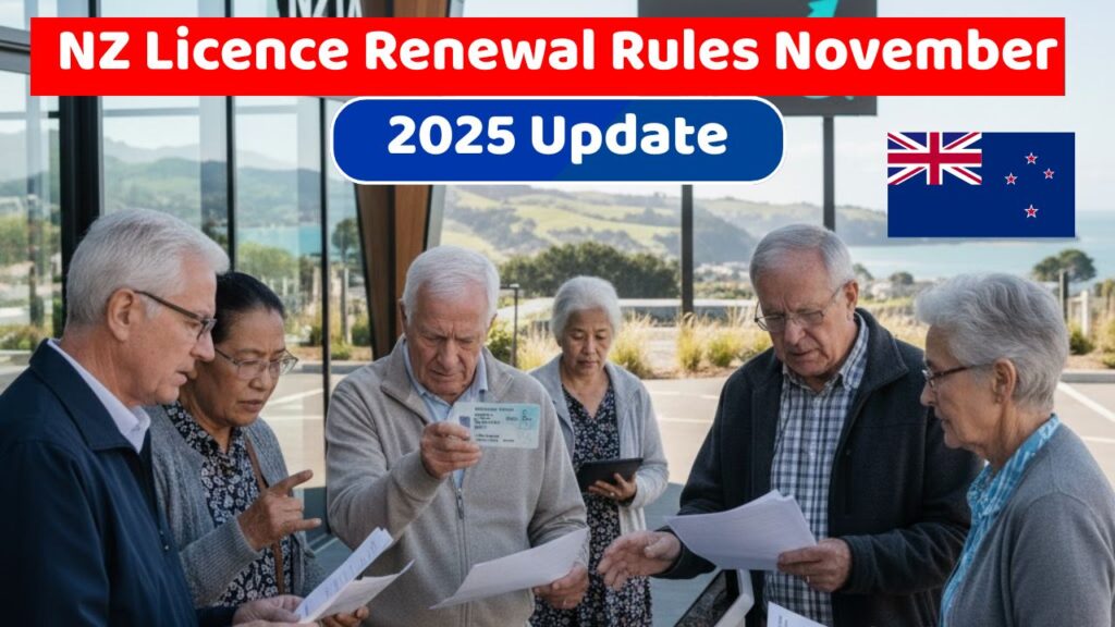 NZ Licence Renewal Rules Change November 2025