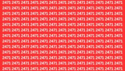 Optical Illusion Hunt: Can You Identify 2477 Hidden in 2471s?