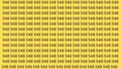 Optical Illusion Test: Quickly Find the Hidden 545 Among 548s