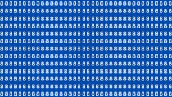 Visual Illusion Game: Find the Hidden 3 Among 8s in Just 7 Seconds